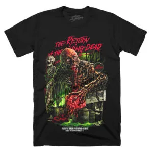 Return Of The Living Dead Brain Damage T-Shirt - brain damage horror shirt | Terrifier Merch