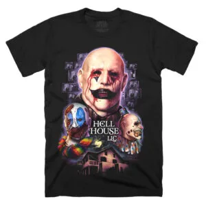 Hell House LLC Clowns Of Abaddon T-Shirt - clowns of abaddon shirt | Terrifier Merch