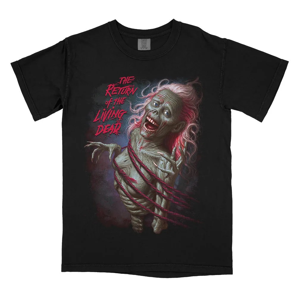 Return Of The Living Dead Feel Myself Rotting T-Shirt back print and graphic details | Terrifier Merch