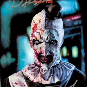 Signed Terrifier Comic Book 2 alternate cover art edition with creator signature - Terrifier Merch