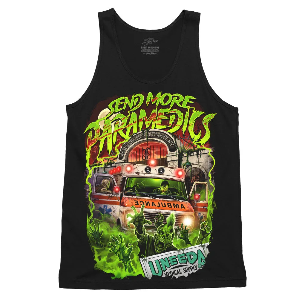 Return Of The Living Send More Paramedics Tank Top - send paramedics tank top | Terrifier Merch